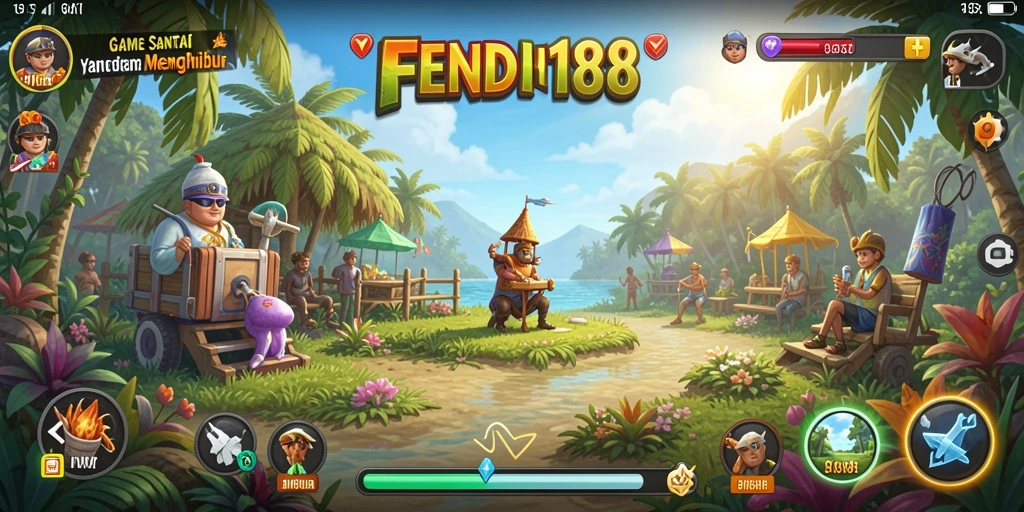 Tampilan permainan FENDI188 yang cerah dan mengasyikkan.