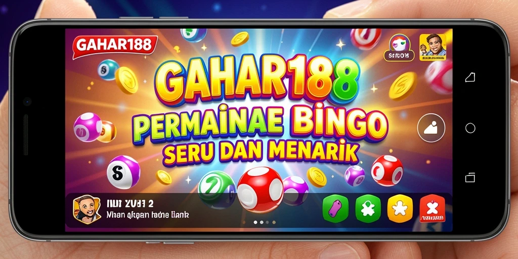 Tampilan menarik dari gameplay Bingo di GAHAR188.