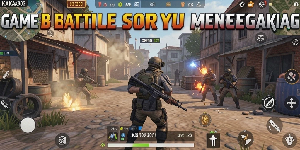 Gameplay seru KAKA303 dalam mode Battle Royale yang mendebarkan.