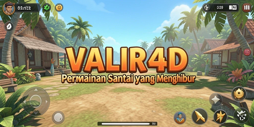 Tampilan gameplay VALIR4D yang cerah dan menarik di layar.