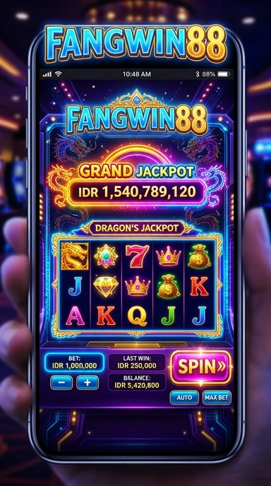 Tampilan antarmuka fangwin88 yang mudah digunakan.